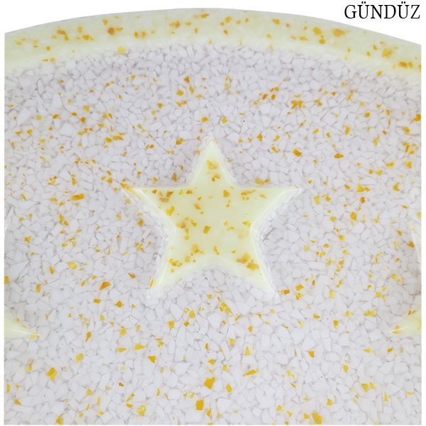 Fosforlu Tavan Göbeği-Beyaz Gold Kırığı - Görsel 3