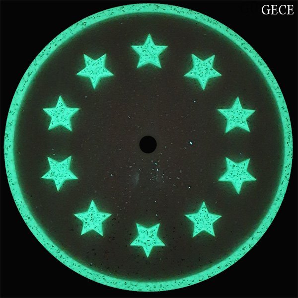 Fosforlu Tavan Göbeği-Beyaz Gri Cam Kırığı - Görsel 2