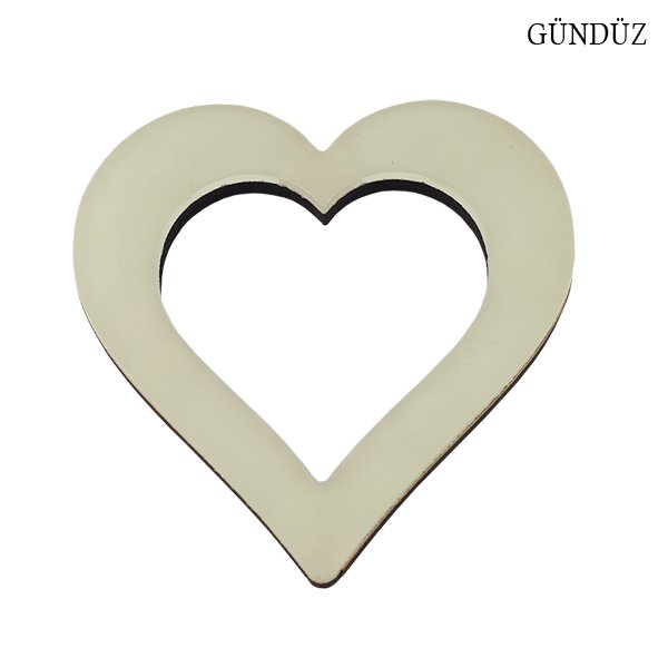 Fosforlu Kalp ( 6,5 cm ) - Görsel 3