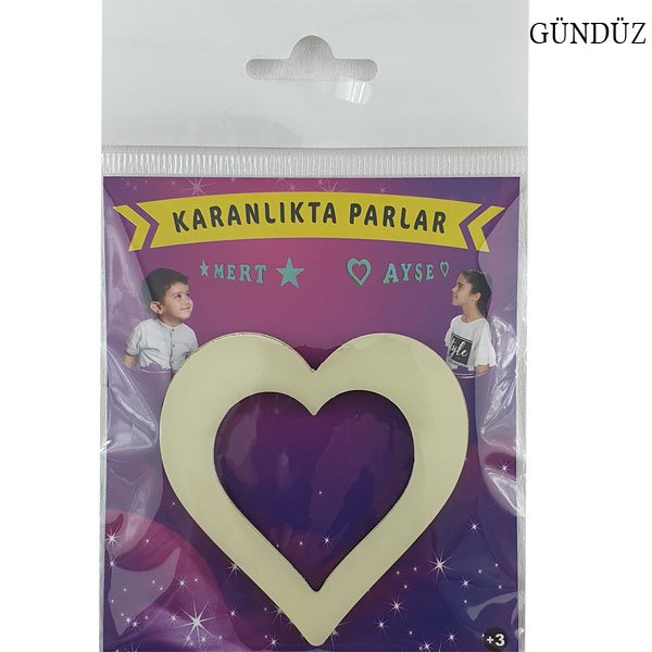 Fosforlu Kalp ( 6,5 cm )