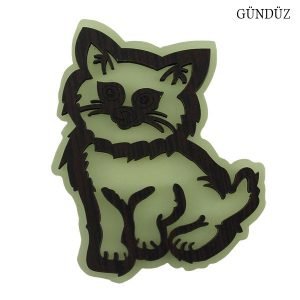 Fosforlu Siyah Kedi