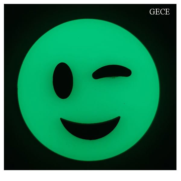 Fosforlu Emoji Göz Kırpan ( 6,5 cm ) - Görsel 3